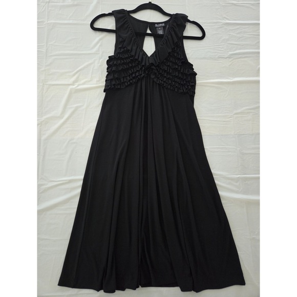 Soho Dresses & Skirts - Soho‎ Ruffle Sleeveless Dress Women's M Lbd Party Summer Event Black V neck